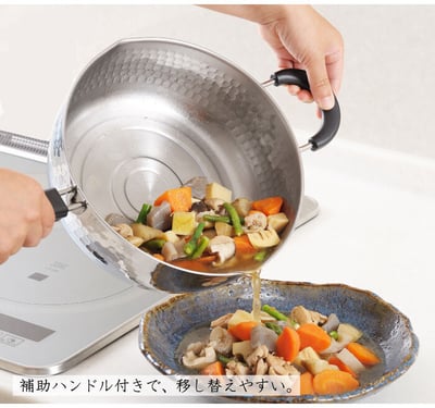 日本吉川Yoshikawa－膠柄不鏽鋼雪平鍋5