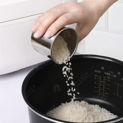 日本関川鋼販－18-8不銹鋼量米杯8