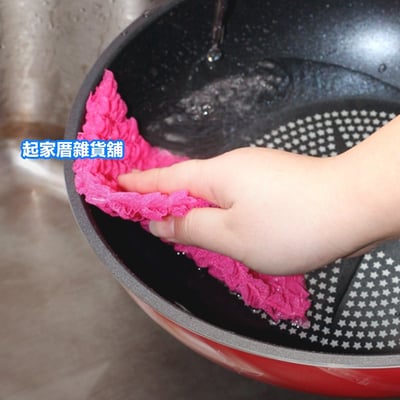 韓國製 3層交織立體洗碗布（4入）6