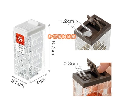日本inomata－調味罐 63ml（單孔／七孔）4
