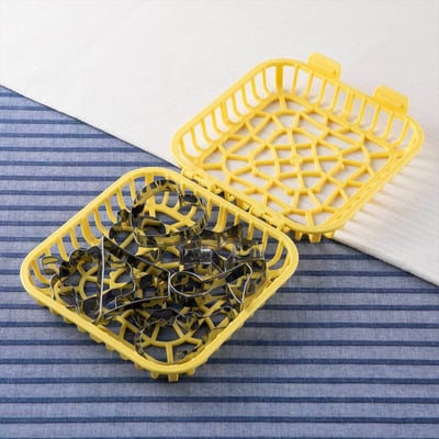 日本KAI貝印－10入不鏽鋼萬用壓模（附可機洗收納盒）17