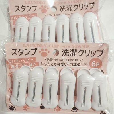 日本IB－貓掌曬衣夾（6入）9