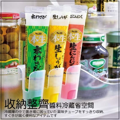日本inomata－冰箱門邊調味品管架（3入）3