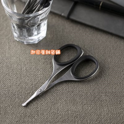 日本貝印KAI－不鏽鋼鼻毛剪3