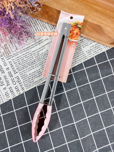 日本貝印KAI－矽膠萬能夾（粉）8