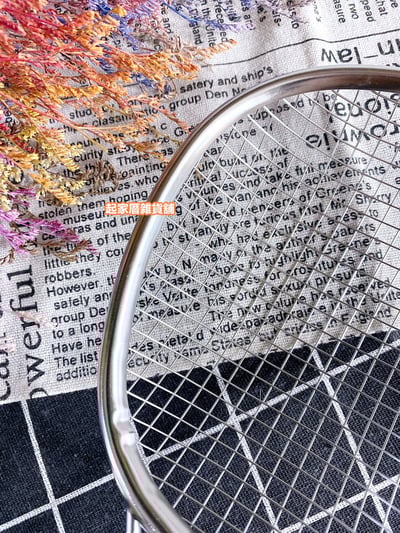 日本下村企販 燕三条－18-8不鏽鋼 淺型寬格撈網7