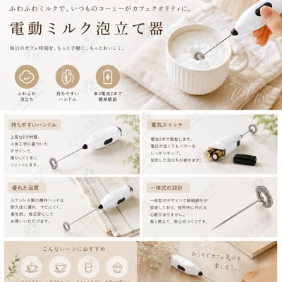 日本ECHO－電動打奶泡器4