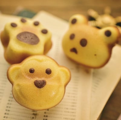 學廚Chefmade－香檳金不沾12連4款動物蛋糕模4