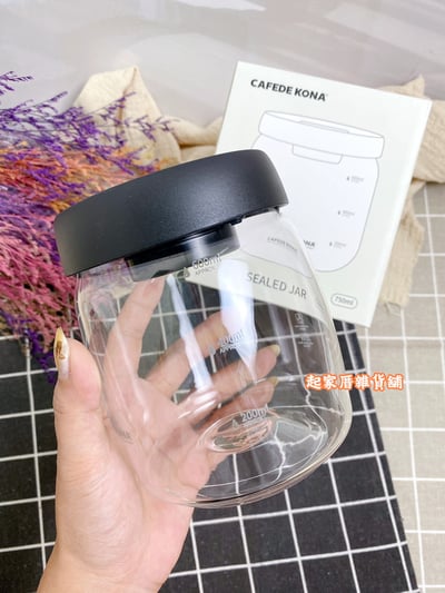 cafede kona－真空玻璃密封罐（黑）3