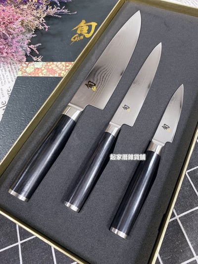 日本貝印 旬 Shun－龍紋主廚刀禮盒組（3件組）6