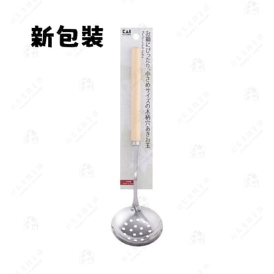 日本貝印KAI－木柄小漏杓3