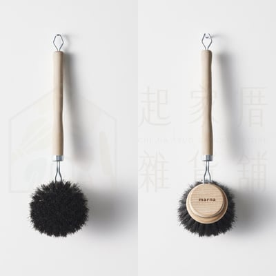 日本MARNA－不沾鍋專用馬毛鍋刷6