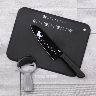 日本貝印KAI－貓咪3件組調理禮盒2