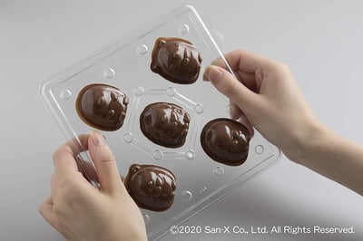 日本貝印KAI－角落生物立體巧克力模（5取）9
