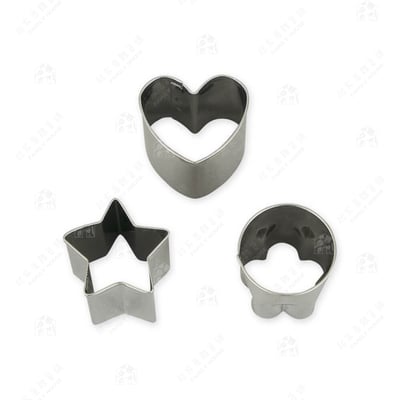 日本貝印KAI－不鏽鋼蔬菜壓模（3入）2