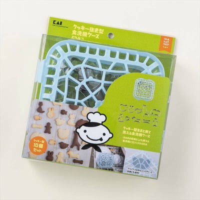 日本KAI貝印－10入不鏽鋼萬用壓模（附可機洗收納盒）22