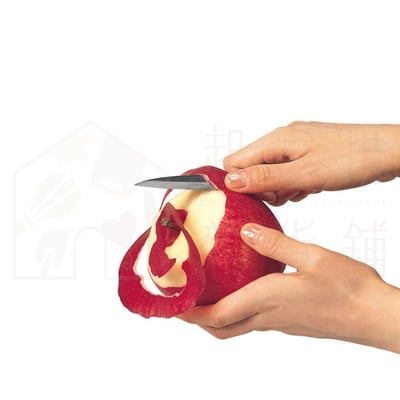 日本貝印KAI－木柄水果刀附套4