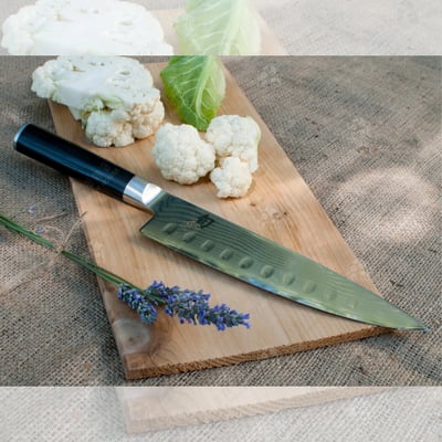 日本貝印KAI－旬Shun 氣孔牛刀（21cm）3