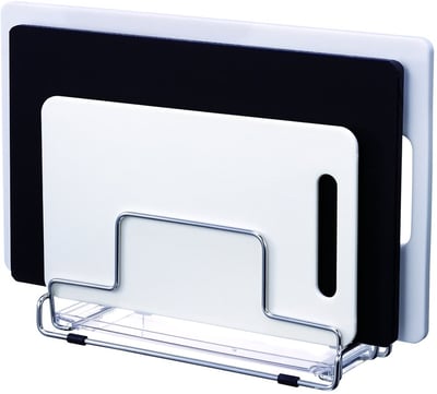 日本asvel－3格不鏽鋼砧板架（寬版）2