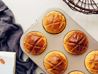 學廚Chefmade－香檳金6連馬芬蛋糕模2