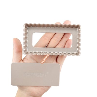 學廚Chefmade－香檳金活底長方形派盤9