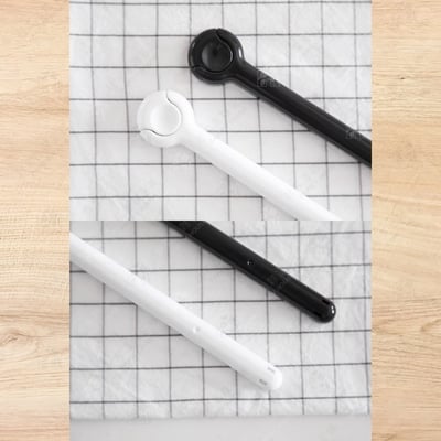 日本inomata－黑白密封夾（2入／加長型）7