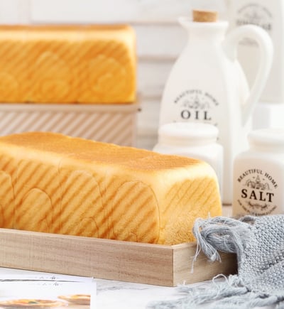 學廚Chefmade－香檳金波紋滑蓋不沾吐司模（300g）3