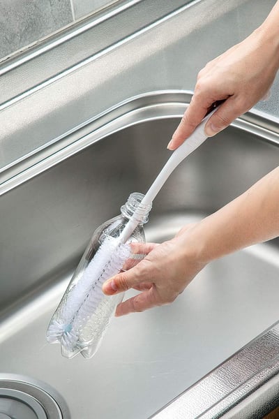 日本Mameita－窄口加長洗瓶刷4