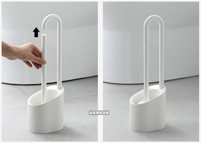 日本 float－球型磁吸馬桶刷附底座2