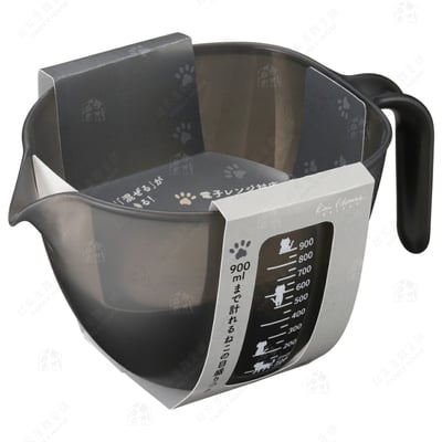 日本貝印KAI－貓咪可微波計量盆（900ml）9