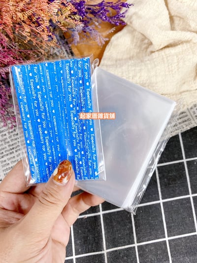 棒棒糖包裝袋（6.5x9cm）＋英文字母封口扎絲4