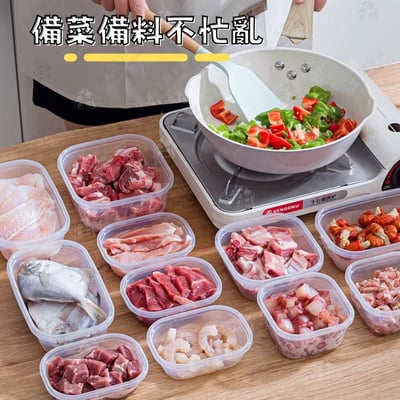 日本NAKAYA－透明保鮮盒2入3入6