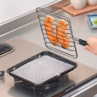 日本進口－烤魚燒烤盤5