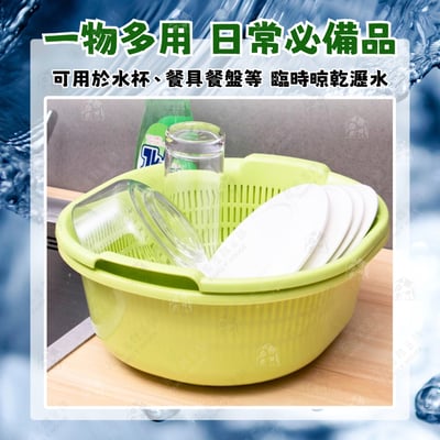 日本sanada－雙層瀝水籃6