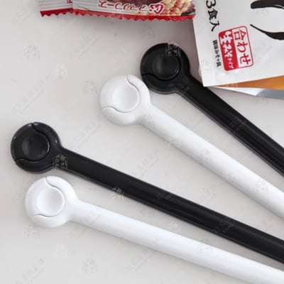 日本inomata－黑白密封夾（2入／加長型）4