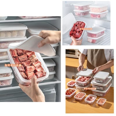 日本sanada－白蓋透明保鮮盒4