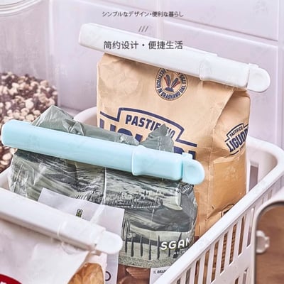 日本inomata－藍白密封夾9