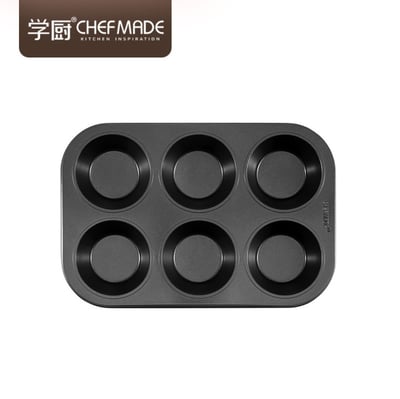 學廚Chefmade－不沾6連馬芬蛋糕模8
