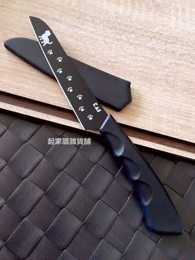 日本貝印KAI－貓咪水果刀附套（12cm）4