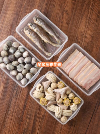 日本sanada－薄型保鮮盒（500ml）6