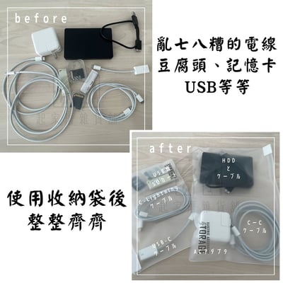 日本SURUGA－防潑水分隔收納袋3