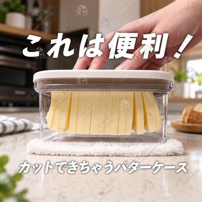 日本AKEBONO曙產業－奶油切割密封盒6