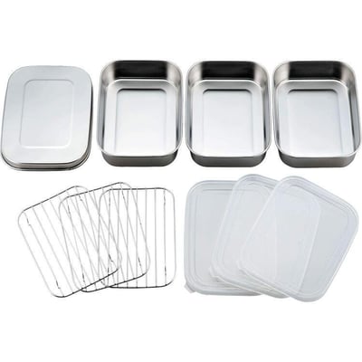 日本下村－304不鏽鋼 油炸備料盤組（10件組）7