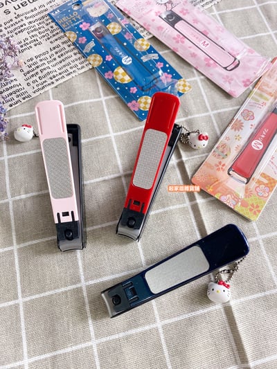 日本貝印KAI－Hello Kitty和風系列指甲刀（Ｍ／彎口）3