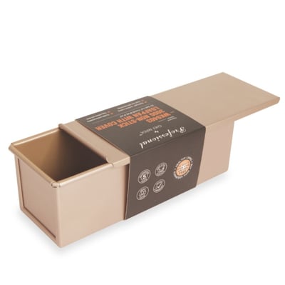 學廚Chefmade－香檳金滑蓋不沾吐司模（300g）5