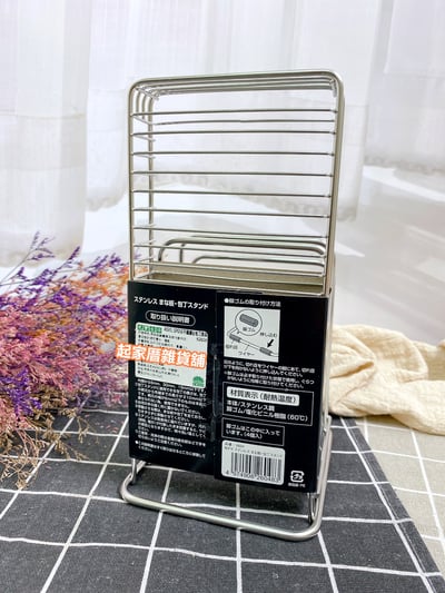 日本asvel－304不鏽鋼砧板刀具架（6格）7