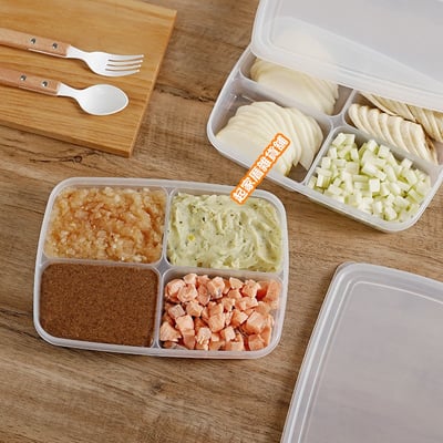 日本NAKAYA－四格保鮮盒（710ml）3