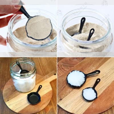 日本inomata－平底鍋造型計量匙（2入）8