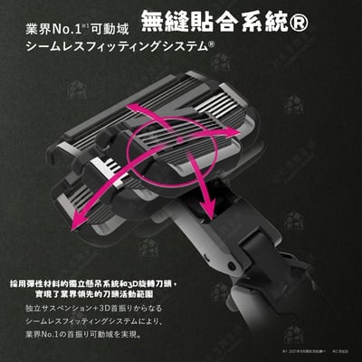 日本貝印KAI－AUGER 刮鬍刀組3