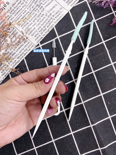 日本Mameita－保溫瓶蓋清潔刷具3入組（細孔刷）6